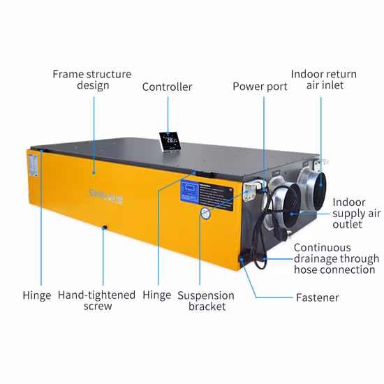 Air Handling Units Dehumidifying Device Fresh Air Dehumidifier Industrial